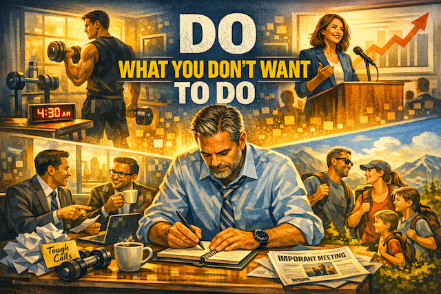 The Secret Behind Real Success: Do What You Don’t Want to Do 